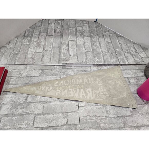 2000 Baltimore Ravens AFC Champions NFL Football Super Bowl XXXV‎ Felt Pennant - Picture 6 of 6